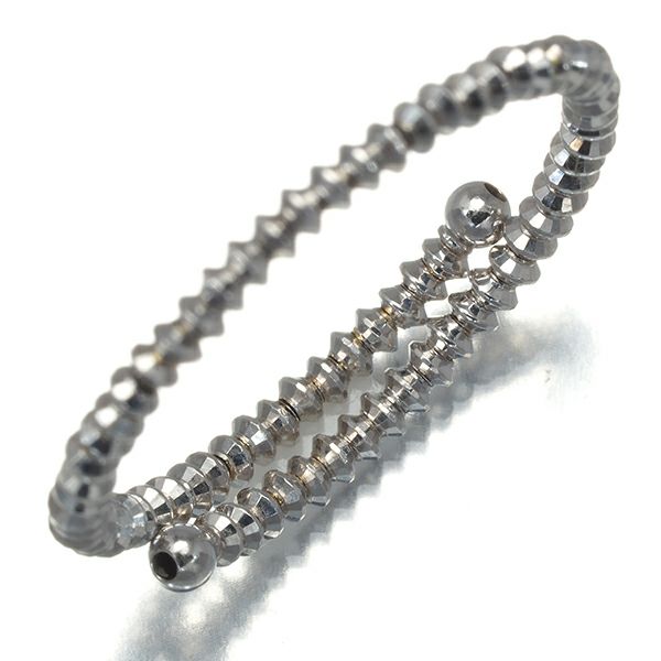 フリーサイズ  リング K18WG/ワイヤー 