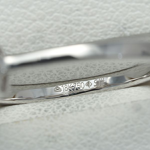 ダイヤ 0.20ct パヴェ リング K18WG 