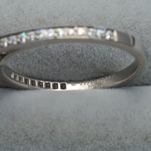 ティファニー リング ダイヤ 0.24ct E VVS1 グレース プリンセスカット 11.5号 Pt950 鑑