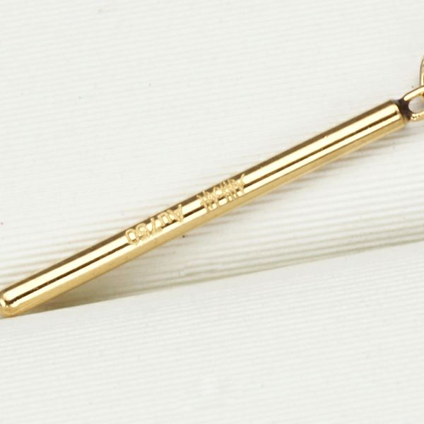 アーカー ピアス ダイヤ 0.18ct/0.18ct シャンデリアスウィングチェーン  K18YG 