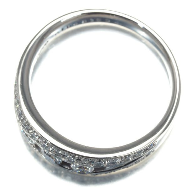 トリロジー リング ダイヤ 0.44ct  12号 Pt900 