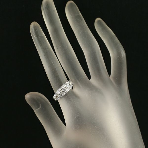トリロジー リング ダイヤ 0.44ct  12号 Pt900 