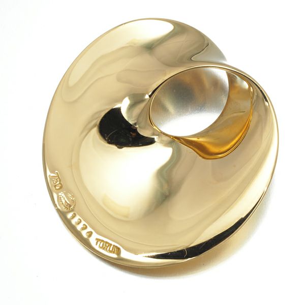 ジョージジェンセン ペンダントトップ メビウス TORUN 1374 K18YG 