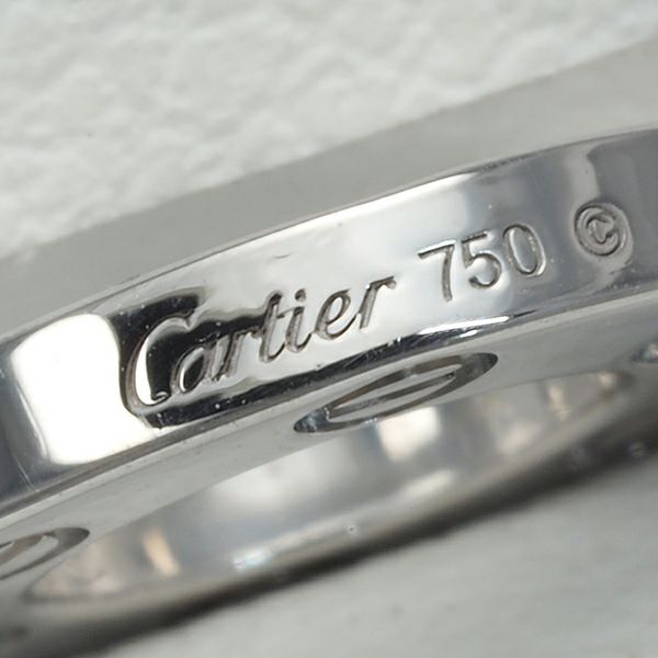 カルティエ ブレスレット ダイヤ ラブ サークル ペンダント トップ K18WG 