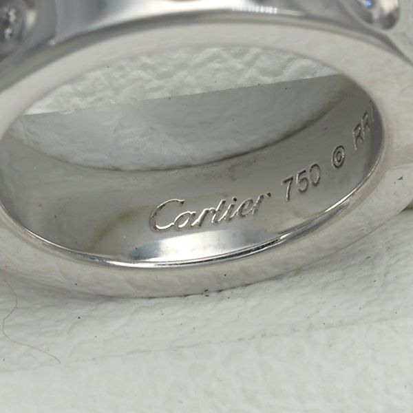 カルティエ ブレスレット ダイヤ ラブ サークル ペンダント トップ K18WG 