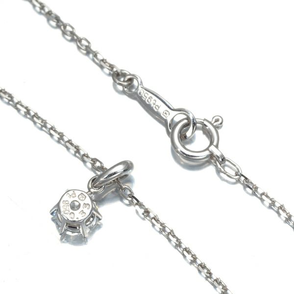 ミキモト ネックレス ダイヤ 0.33ct  一粒 Pt950 