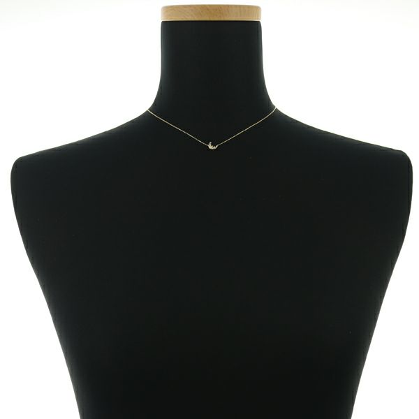 アーカー ネックレス ダイヤ 0.02ct ルネール  K18YG 