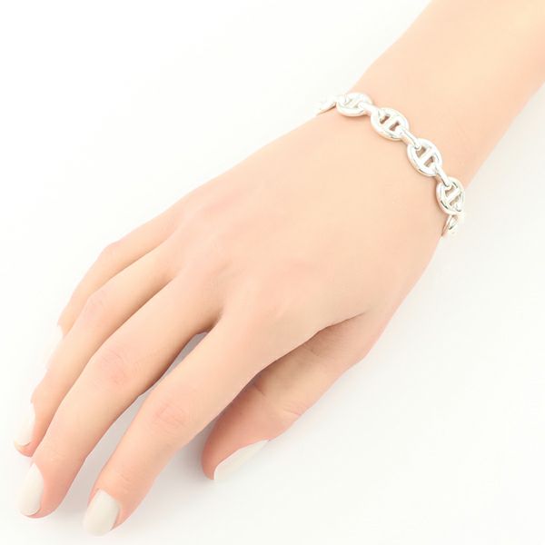 エルメス ブレスレット  シェーヌダンクル アンシェネ MM SH刻印 バングル シルバー925 