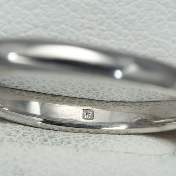 ミキモトペルリータ リング ダイヤ 0.12ct  サークル 13号 K18WG 