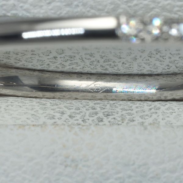 ベルシオラ リング ダイヤ 0.14ct  フラワー 12号 K18WG 