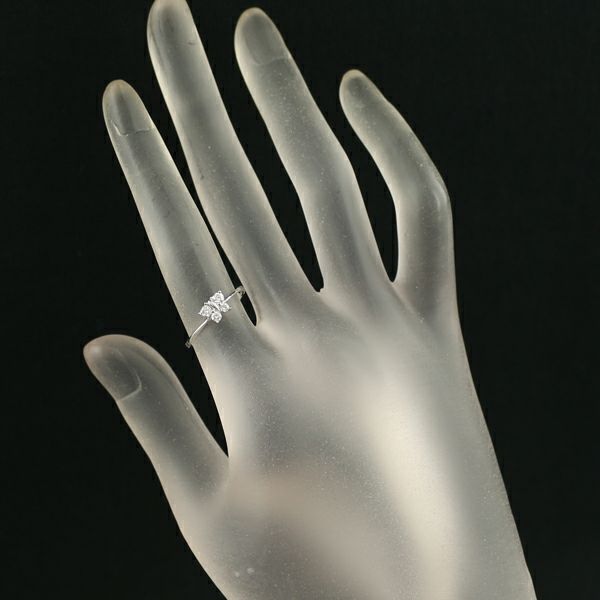 ダイヤ 0.20ct バタフライ アニマル  リング K18WG 