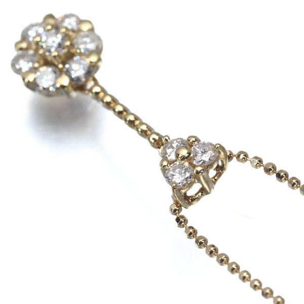 ダイヤ 0.50ct ネックレス K18YG 