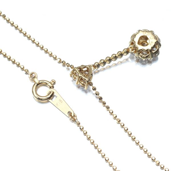 ダイヤ 0.50ct ネックレス K18YG 