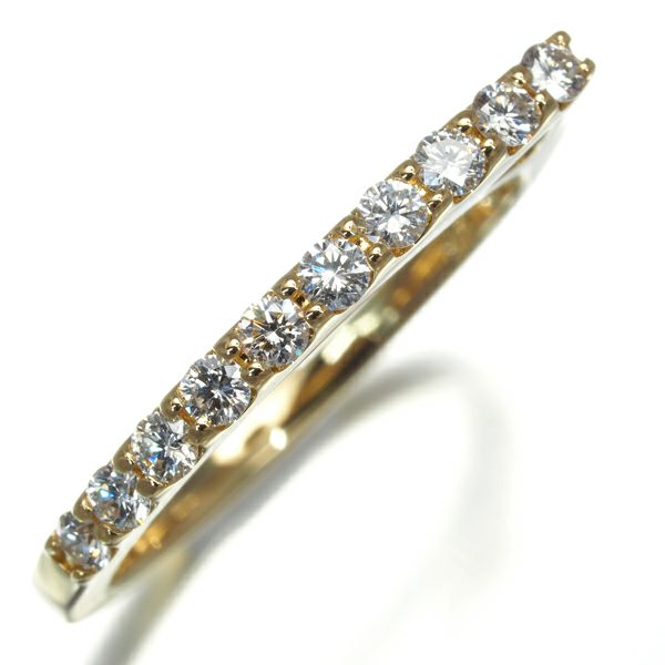 タサキ リング ダイヤ 0.23ct  9号 K18YG 