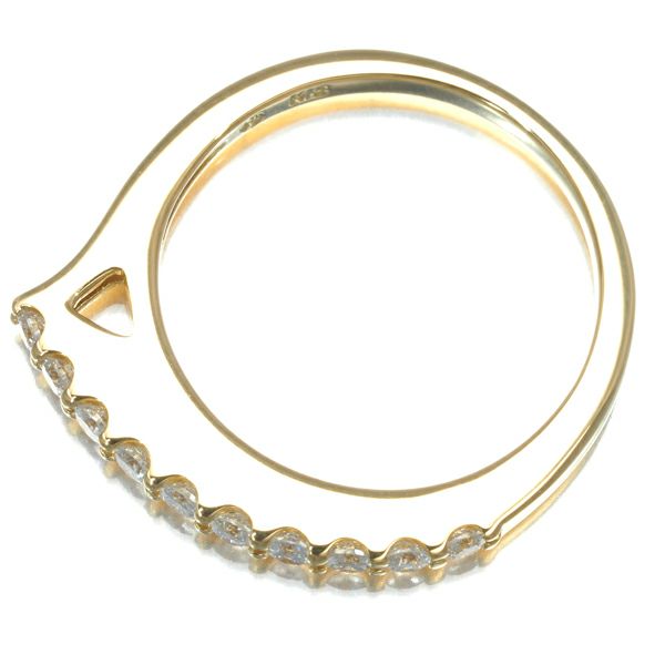 タサキ リング ダイヤ 0.23ct  9号 K18YG 