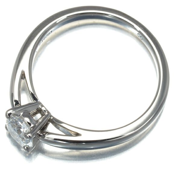 ヴァンクリーフ&アーペル リング ダイヤ 0.5ct ボヌール ソリティア 50号 Pt950 保証書