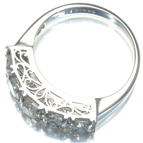 ダイヤ 1.00ct 5P クラシック リング Pt900 