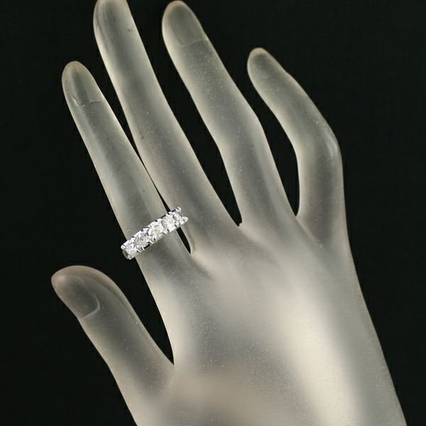 ダイヤ 1.00ct 5P クラシック リング Pt900 