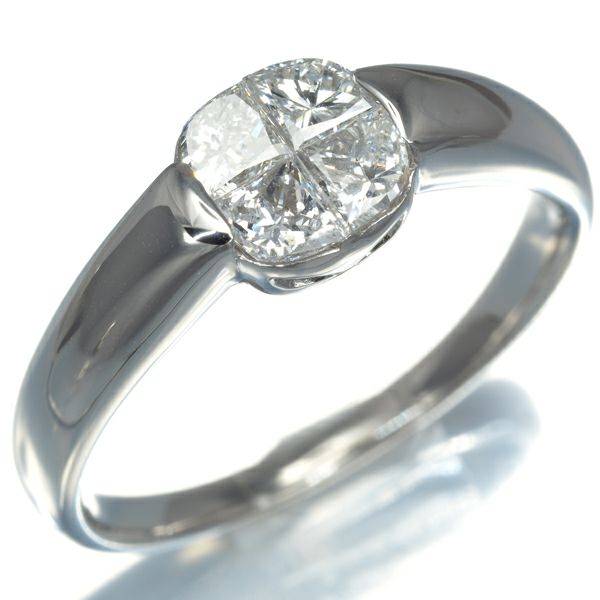 ダイヤ 0.90ct 4P リング Pt900 