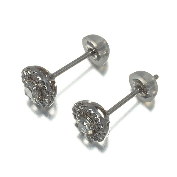 フォーエバーマーク ピアス ダイヤ 0.34ct/0.22ct センターオブマイユニバース Pt900