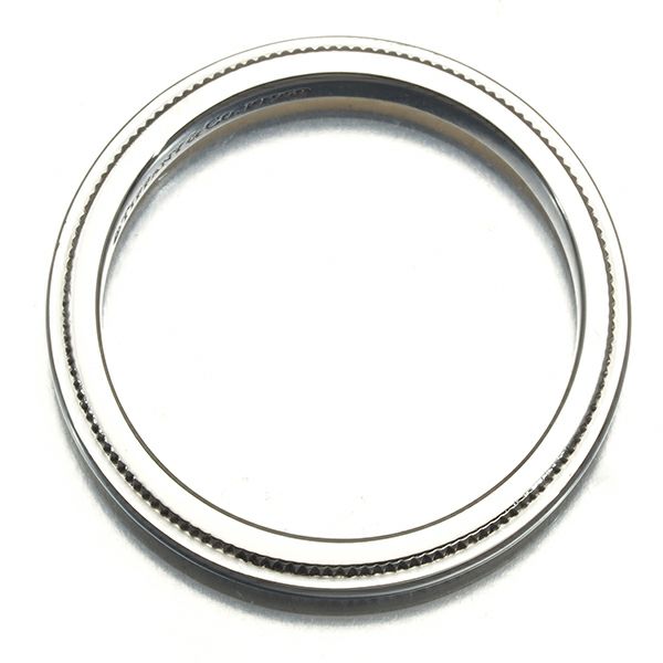 ティファニー リング  トゥギャザー ミルグレイン 2.2mm 8.5号 Pt950 