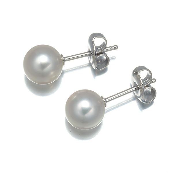 ミキモト ピアス パール アコヤ真珠 7.2mm  一粒 K18WG 
