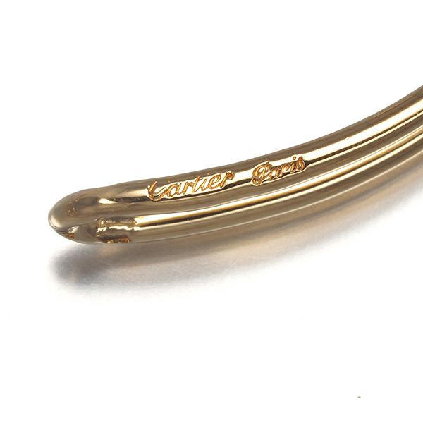 レア品 カルティエ ブレスレット  トリニティ スリーカラー バングル カフ K18YG/WG/PG 