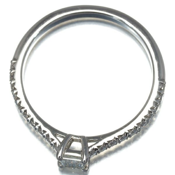 ティファニー リング ダイヤ 0.18ct ソリティア プリンセスカット 11.5号 Pt950 