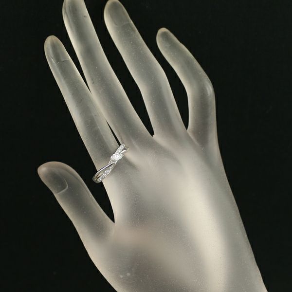ダイヤ 0.22ct/0.25ct 2種カット  リング Pt900 