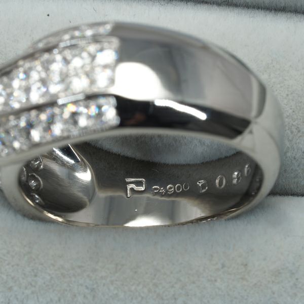 ポーラ リング ダイヤ 0.86ct  14号 Pt900 