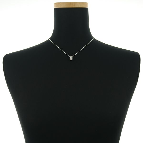 カシケイ ネックレス ダイヤ 0.45ct メランジェ  K18WG 