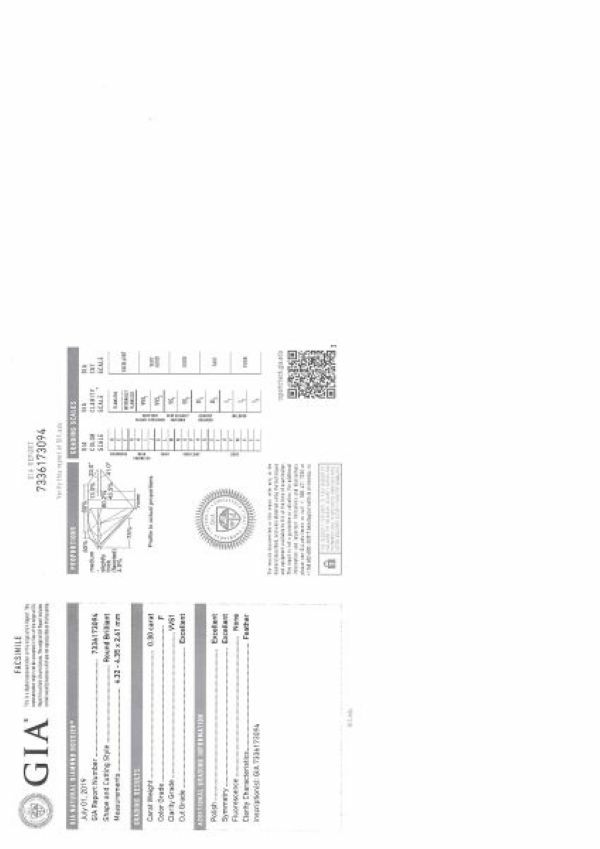 シャネル リング ダイヤ 0.30ct F VVS1 3EX カメリア 49号 K18WG 鑑定書