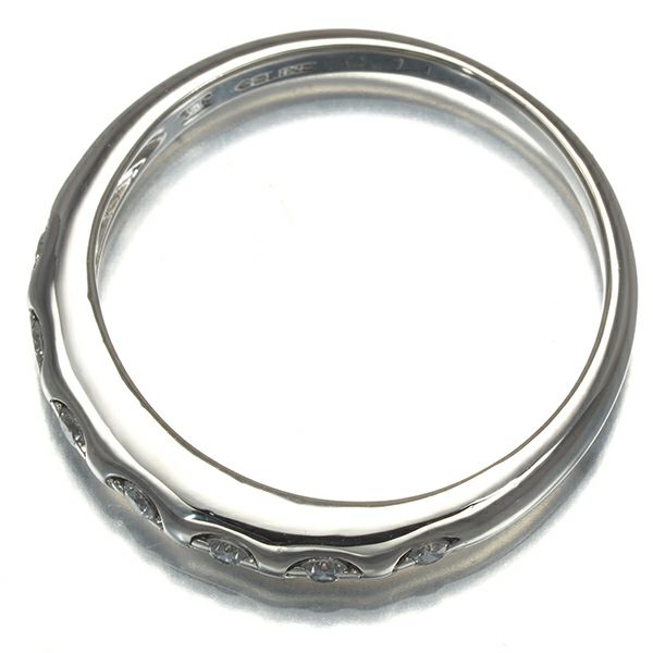セリーヌ リング ダイヤ 0.11ct  7P 12号 Pt900 
