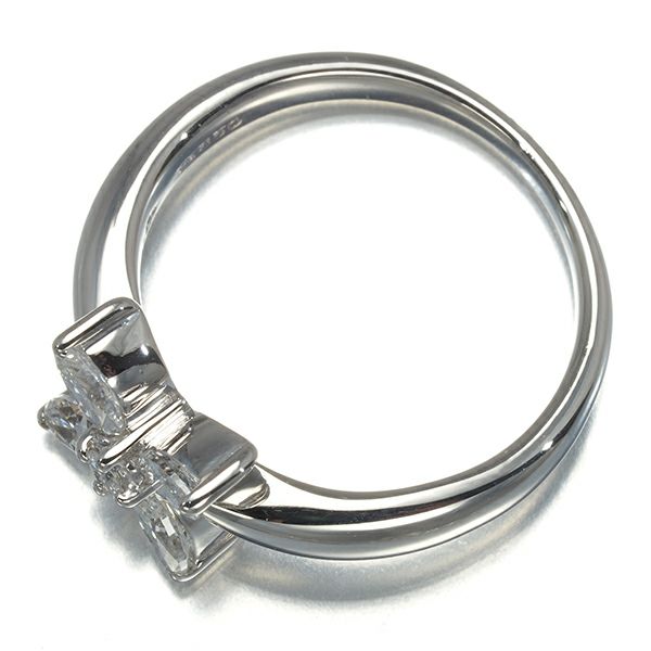 ダイヤ 0.03ct/0.60ct 2種カット リング Pt850