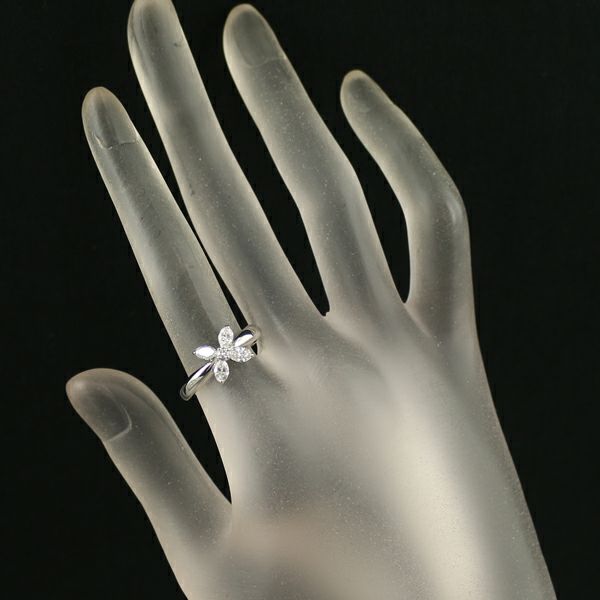 ダイヤ 0.03ct/0.60ct 2種カット リング Pt850