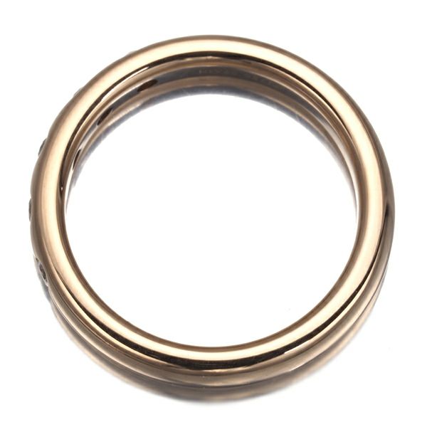ティファニー リング ダイヤ スタッキングバンド ウェディング 2.8mm　5P 6.5号 K18PG 