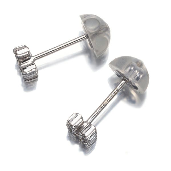 ミキモトペルリータ ピアス ダイヤ 0.02ct/0.02ct  クロス K18WG/Pt900 