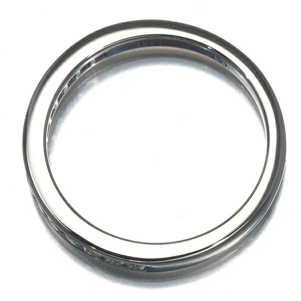 ティファニー リング ダイヤ ウェディングバンド チャネルセッティング ハーフ 2.2mm 6.5号 Pt950 