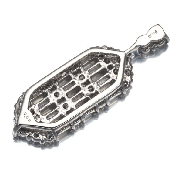 ダイヤ 0.50ct 2種カット クラシック  ペンダントトップ Pt900 