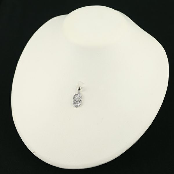 ダイヤ 0.70ct 2種カット スパイラル  ペンダントトップ Pt850 