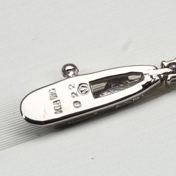 ヴァンドーム ブレスレット ダイヤ 0.22ct  ステーション K18WG 