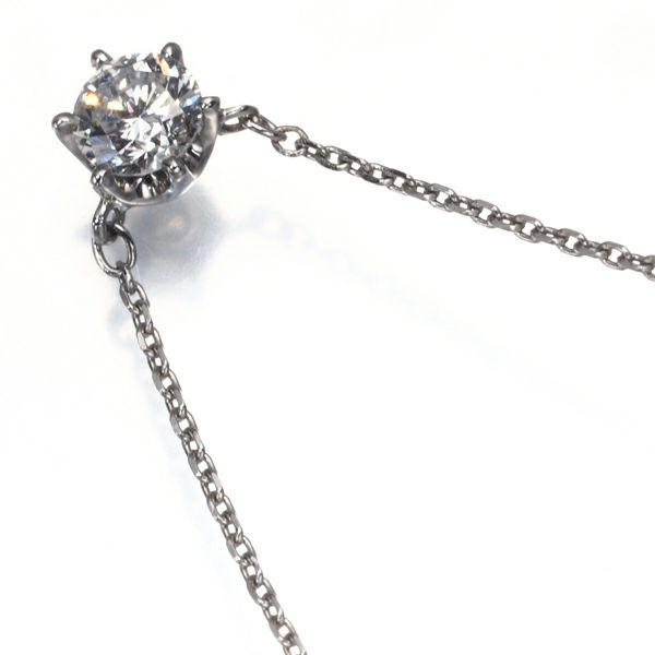 4℃ ネックレス ダイヤ 0.214ct  一粒 Pt850 