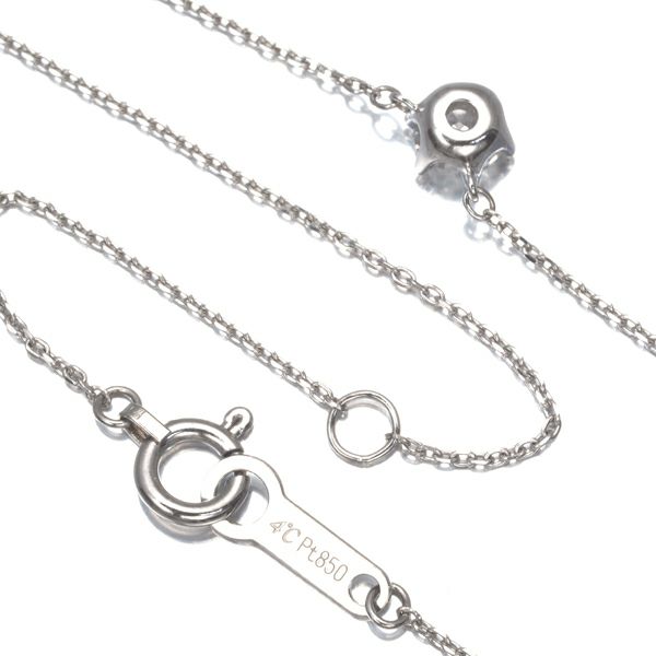 4℃ ネックレス ダイヤ 0.214ct  一粒 Pt850 