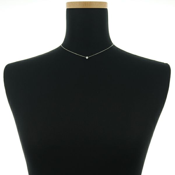 4℃ ネックレス ダイヤ 0.214ct  一粒 Pt850 