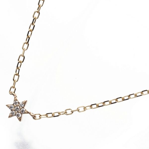 スタージュエリー ブレスレット ダイヤ 0.01ct   K10YG 
