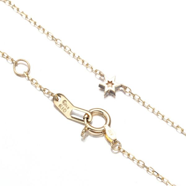 スタージュエリー ブレスレット ダイヤ 0.01ct   K10YG 