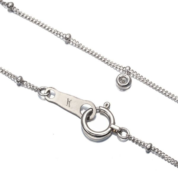 ヴァンドーム ブレスレット ダイヤ 0.02ct  ステーション Pt950 
