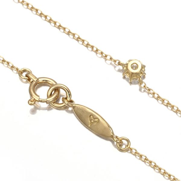 アーカー ネックレス ダイヤ 0.15ct ソルティアラウンド  K18YG 