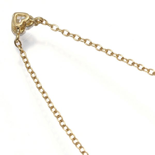 アーカー ネックレス ダイヤ 0.13ct ソルティアハート  K18YG 