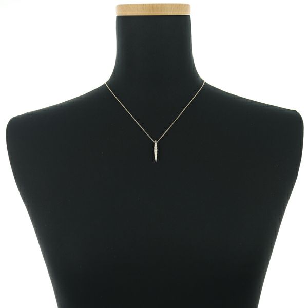 カシケイ ネックレス ダイヤ 0.50ct ネイキッド  K18BG 